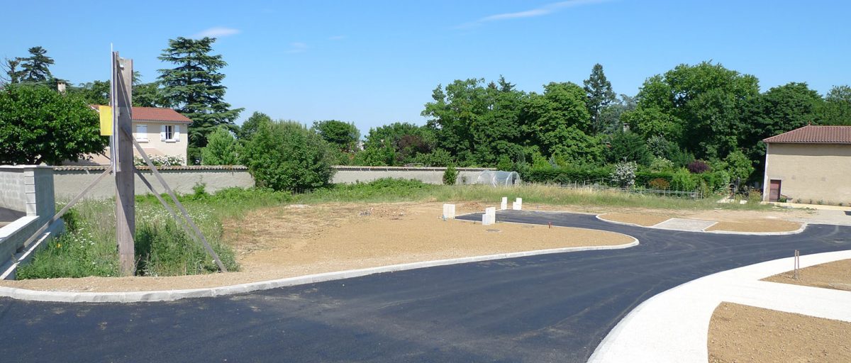 Aménagement de lotissement sur la région lyonnaise et périphérie