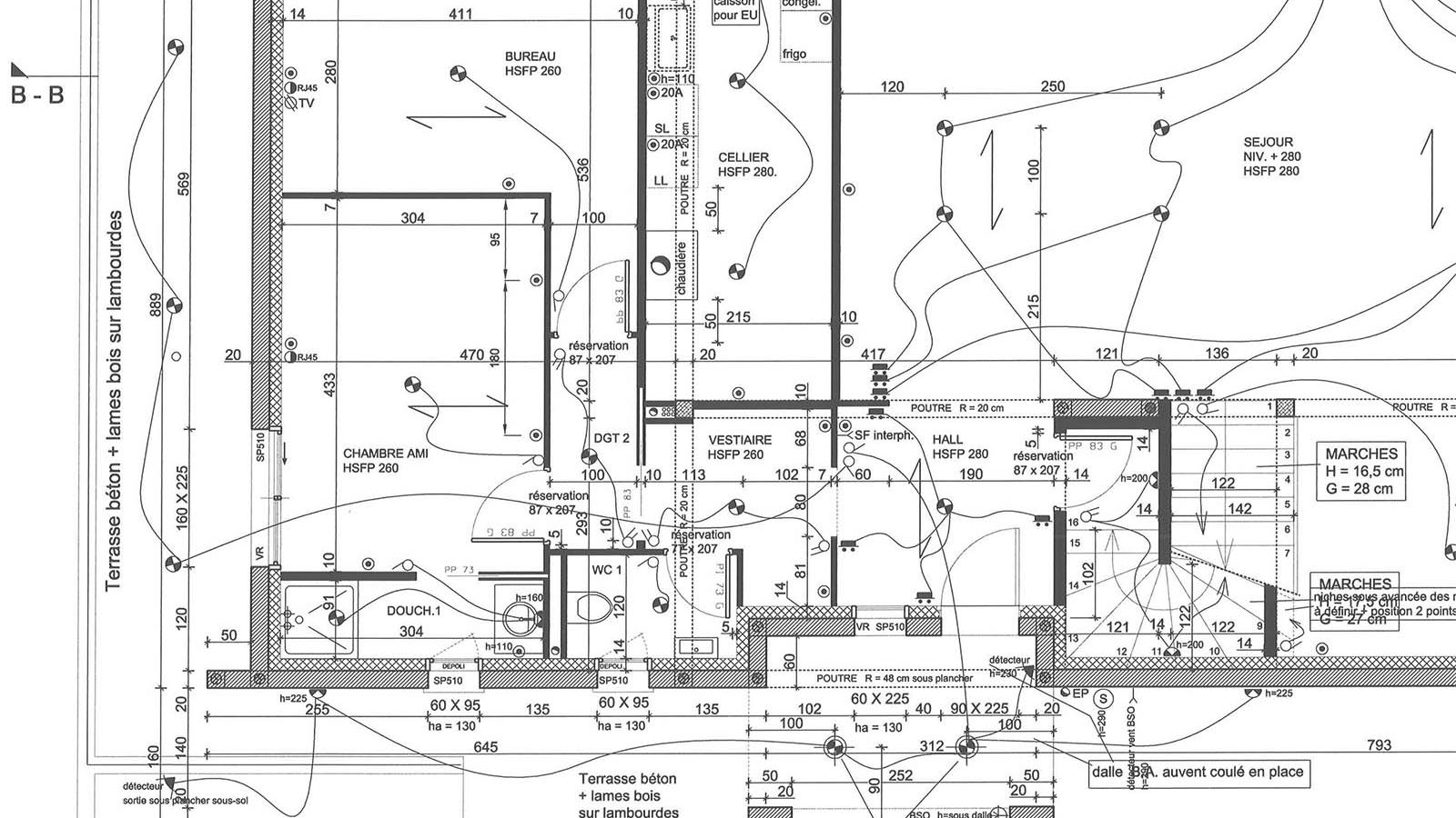photo d'un plan de maison