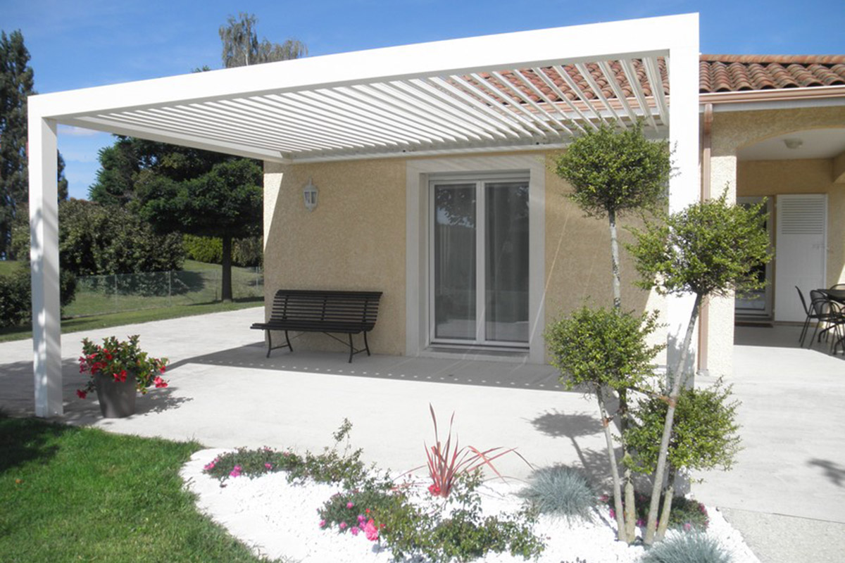 photo d'une Pergola bioclimatique