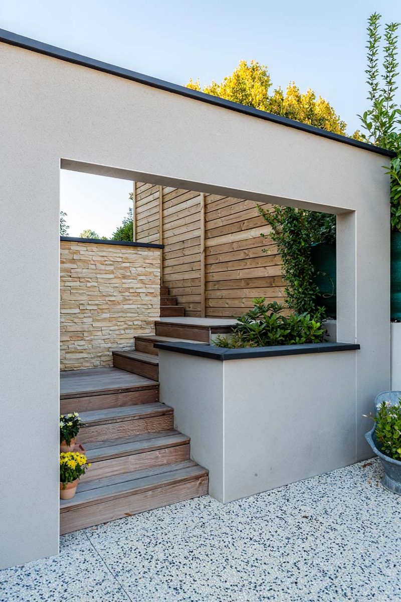 photo d'un porche d'entree moderne