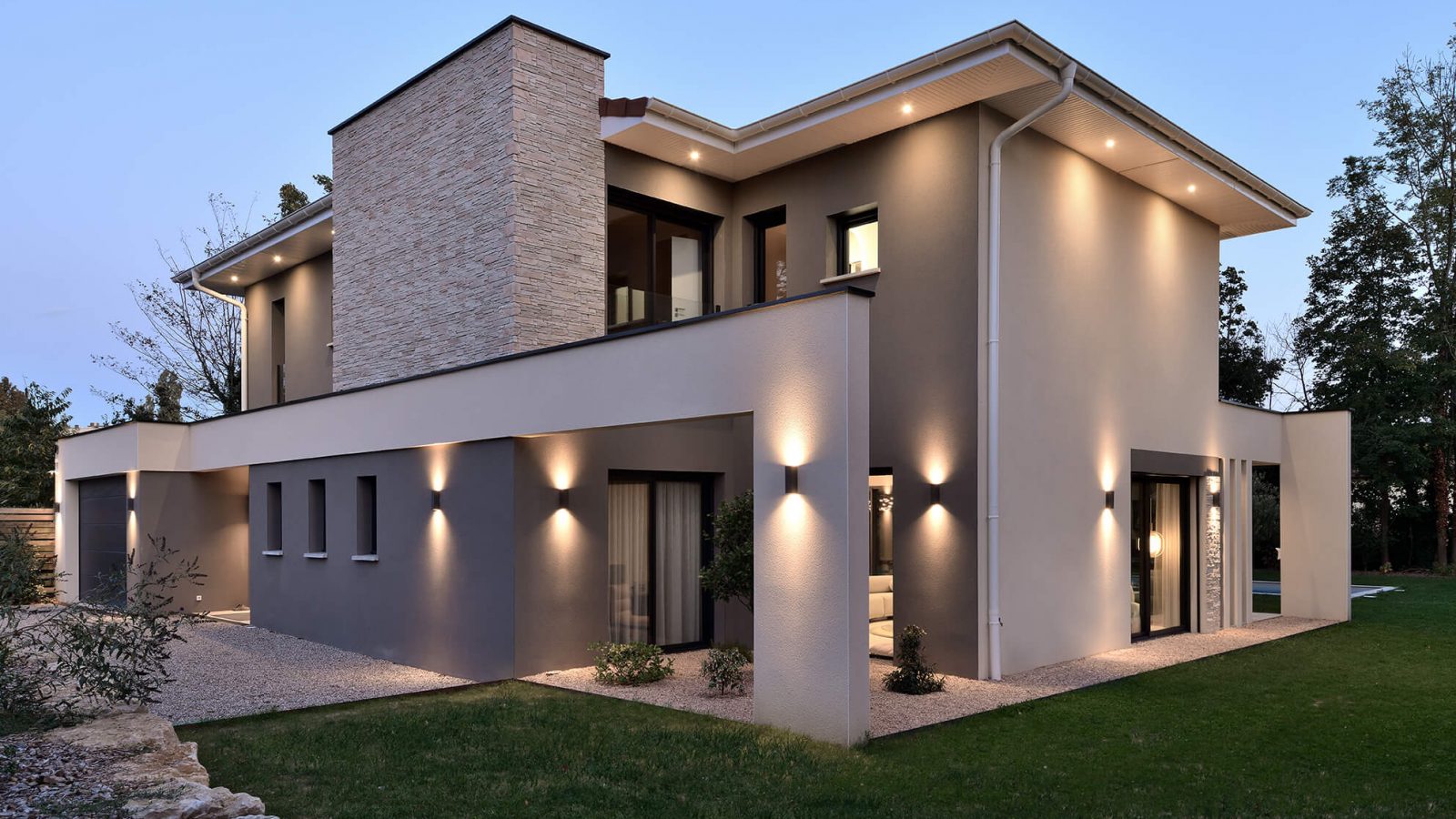 photo extérieure maison d'architecte